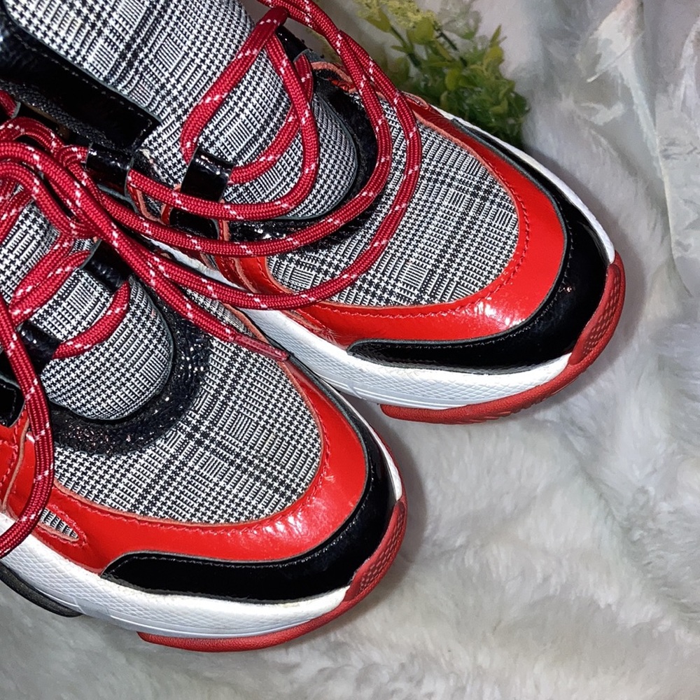 Jeffrey Campbell plaid sneakers - Picture 8 of 9